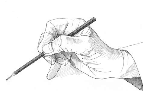 MAKING A MARK: Four ways to hold a pencil to draw