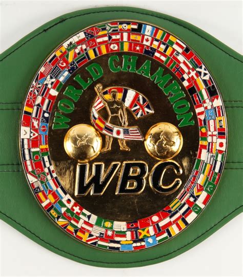 Floyd Mayweather Jr. Signed Full-Size WBC Heavyweight Championship Belt (Beckett COA) | Pristine ...