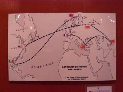 Trotsky's Travel Map | The travels of Leon Trotsky after bei… | verifex | Flickr