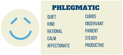 EASY GOING PHLEGMATIC TEMPERAMENT