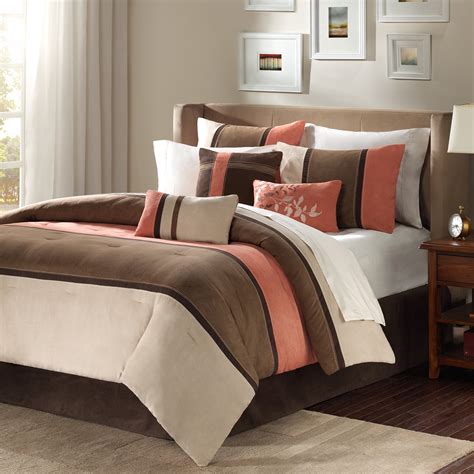 Home Essence Overland 7 Piece Faux Suede Comforter Set - Walmart.com