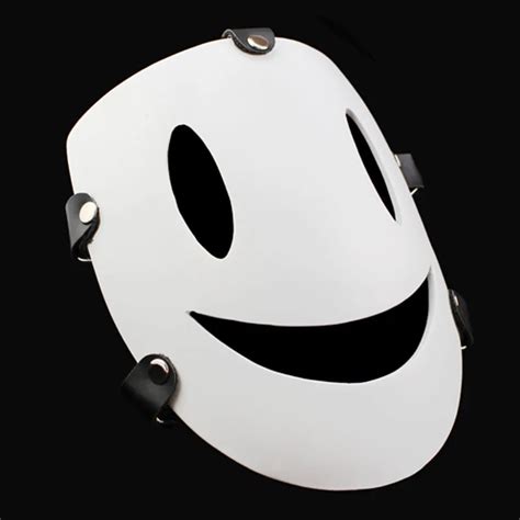 Aliexpress.com : Buy Free Shipping Resin Smile Face Mask Black Bullet Kagetane Hiruko Cosplay ...