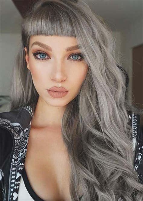 Silver Hair Trend: 51 Cool Grey Hair Colors & Tips for Going Gray | Colored hair tips, Grey hair ...