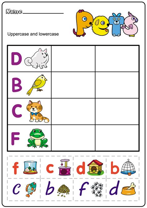 Pet Worksheets and Activities for Kindergarten | TeachersMag.com