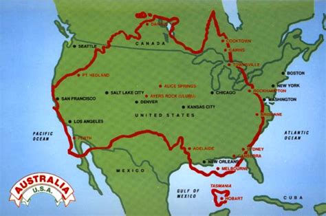 How Big is Australia Compared to USA?