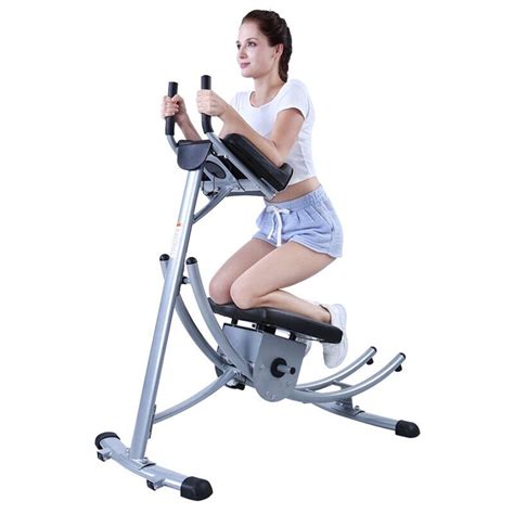 ABS Abdominal Roller Coaster Exercise Machine Crunch Power Fitness Body Gym 699967642615 | eBay