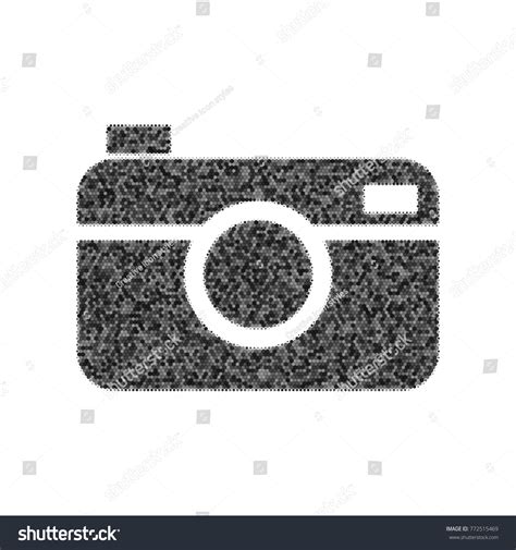 Digital Photo Camera Sign Vector Black Stock Vector (Royalty Free ...