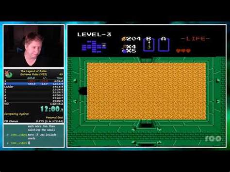 The Legend of Zelda (NES speedrun) First Quest Extreme Rules in 1:19:43 - YouTube