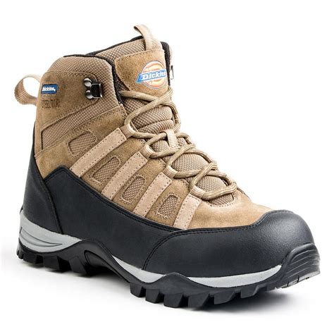 Dickies Men's Escape Slip Resistant Athletic Shoes - Steel Toe - Brown ...