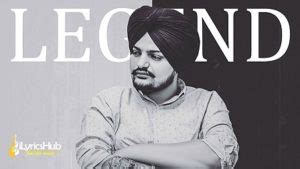 LEGEND LYRICS - SIDHU MOOSE WALA | iLyricsHub