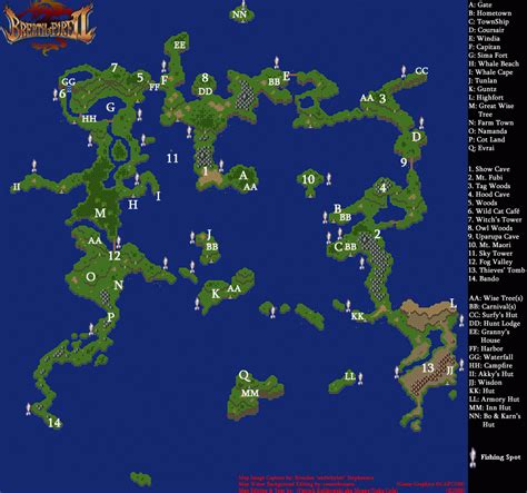 Breath Of Fire II (1994) World Map | Fondos de pantalla universo