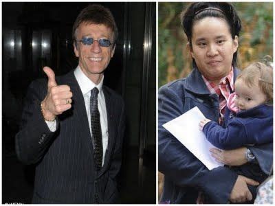 Robin Gibb's Affair Claire Yang Receives Money For Love Child Snow ...