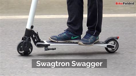 Swagtron Swagger Folding Electric Scooter Review - The World's Lightest ...