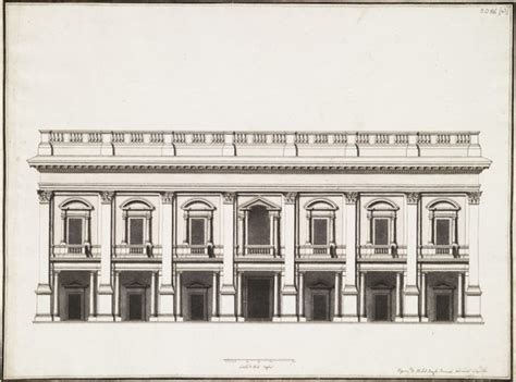 Palazzo dei Conservatori, Piazza del Campidoglio, Rome: elevation | RIBA pix