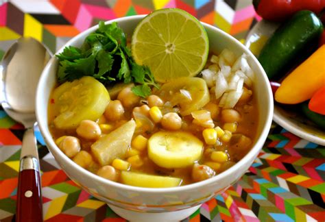 Vegan Red Chile Posole with Chickpeas