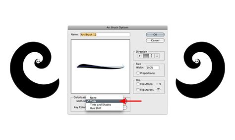 Working with Illustrator 'Art' Brushes: Options and Adjustments - Bittbox