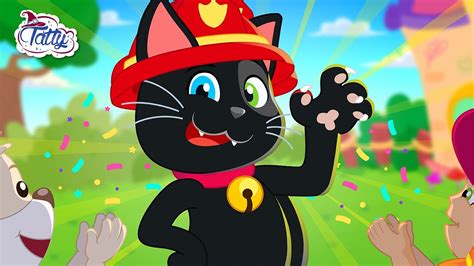 O gato Misifu se torna um bombeiro🧑‍🚒 Tatty a história e do super-herói ...