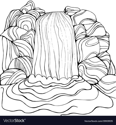 Waterfall Coloring Pages For Kids at GetColorings.com | Free printable colorings pages to print ...