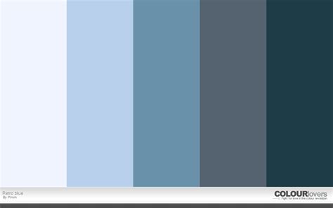 color palette Retro blue | Color Palettes | Pinterest | Palette, Color and Blue