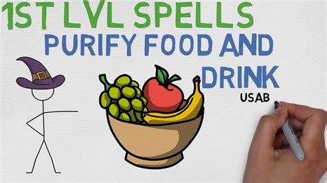 1st Level Spell #59: Purify Food and Drink (5E) - YouTube