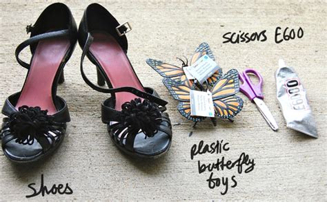 DIY Tutorial: Artsy & Bold Butterfly Heels - College Fashion