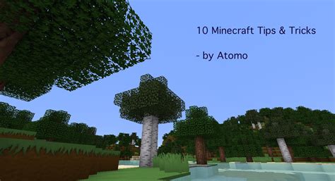 10 Minecraft Tips & Tricks Minecraft Blog