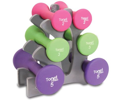 Sports/Fitness: Neoprene Dumbbell Set w/ rack from $16 (Reg. $26+), more