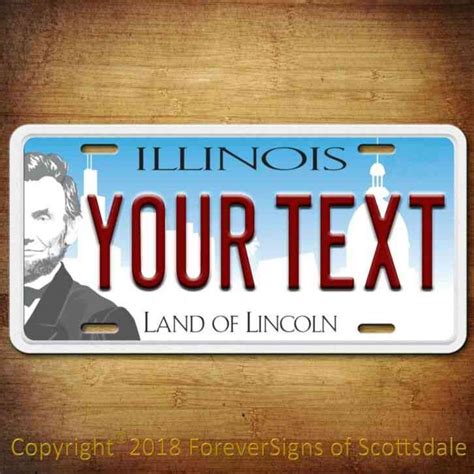 Authentic Antique and Classic Illinois US License Plates