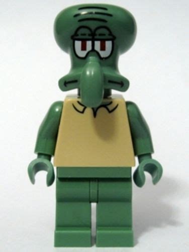 LEGO SPONGEBOB - SQUIDWARD (Modified Head) - MINI FIG / MINI FIGURE | Lego spongebob, Spongebob ...