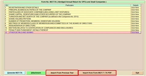 E-filing Annual Return MGT 7 & 7A Form Via Gen Complaw Software