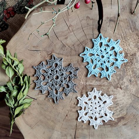 Easy Crochet Snowflakes Mini CAL - Free Patterns! | Crochetpedia