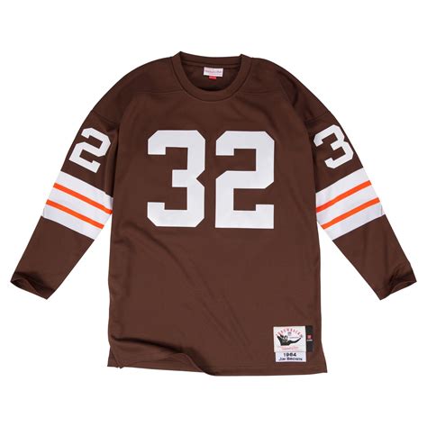 Jim Brown 1964 Authentic Jersey Cleveland Browns Mitchell & Ness Nostalgia… | Jim brown ...