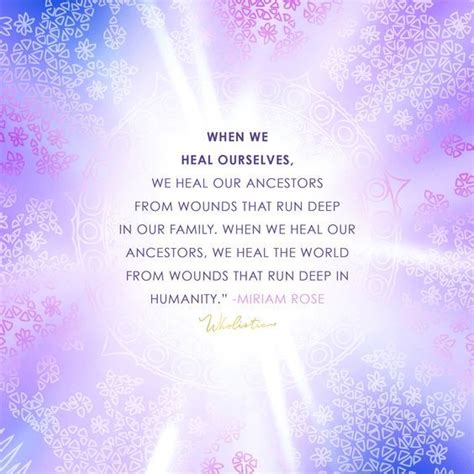 Ancestral healing | Ancestors quotes, Pranic healing, Spiritual ...