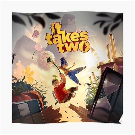 "It takes two" Poster for Sale by TheLucasStory | Redbubble