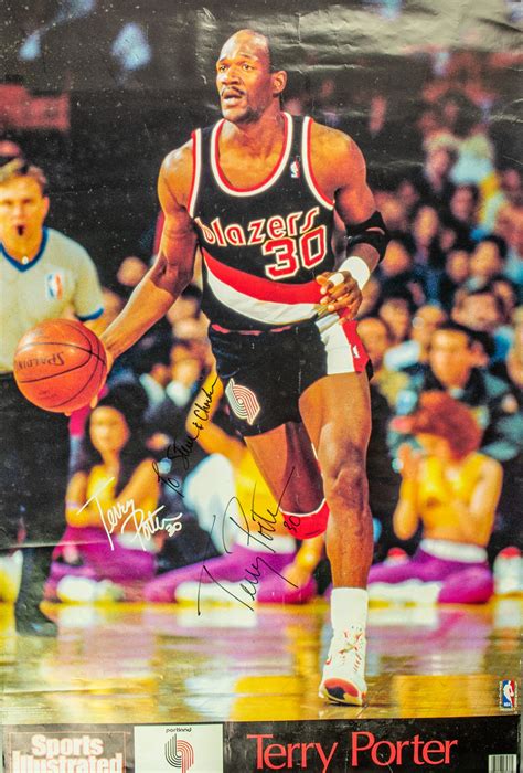 Lot Detail - 1990 Terry Porter Portland Trail Blazers Sports ...