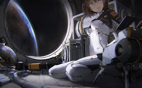 Anime Girl In Sci Fi Armor