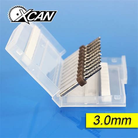 10pcs 3.0mm PCB Carbide Tools, CNC Cutting Bits, Millinging Cutters Kit ...