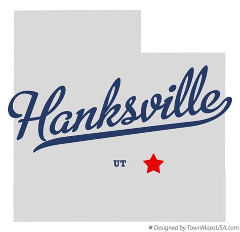 Map of Hanksville, UT, Utah