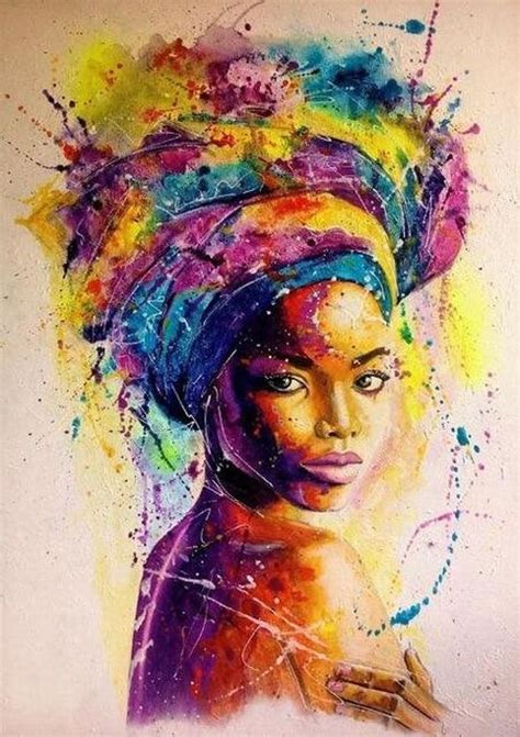 African Black Woman Graffiti Art Posters And Prints Abstract | Etsy in 2021 | Black art painting ...