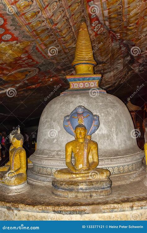 Temples in Sri Lanka stock image. Image of vibrant, colored - 133377121