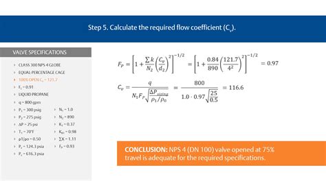 Control Valve Sizing Chart