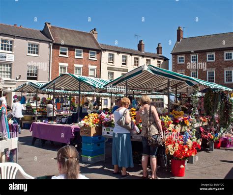 Saturday market at Beverley East Yorkshire UK Stock Photo - Alamy