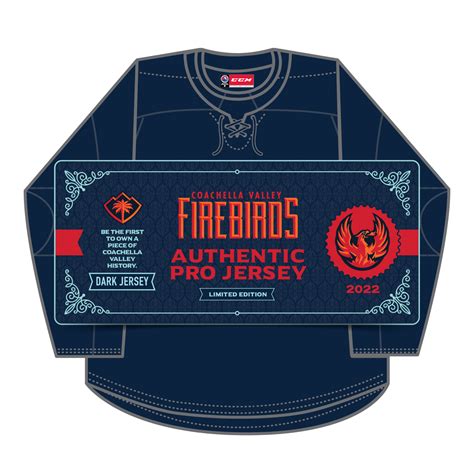 COACHELLA VALLEY FIREBIRDS OFFICIAL TEAM JERSEYS AVAILABLE FOR PRE ...