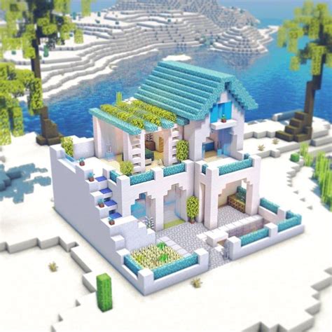 Minecraft Beach House, Easy Minecraft Houses, Minecraft Cottage ...