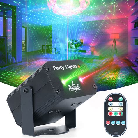 Party Lights Dj Disco Lights, DC 5V Remote Control Lights with Remote ...