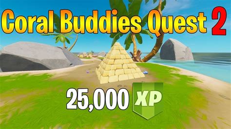 Coral Buddies Stone Age Secret Quest Challenge-Fortnite - YouTube