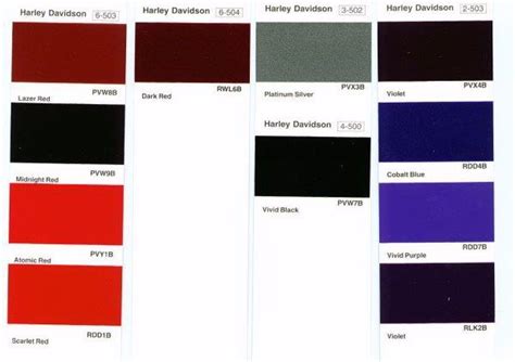 Harley Davidson Paint Colors By Year - Paint Color Ideas