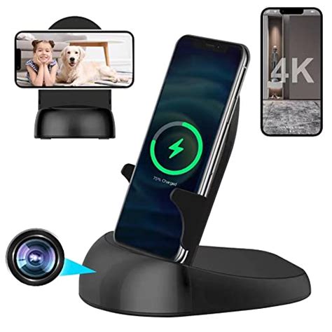 Kgnvfyih Hidden Camera Spy Camera WiFi Wireless Phone Charger - Aliangsclub