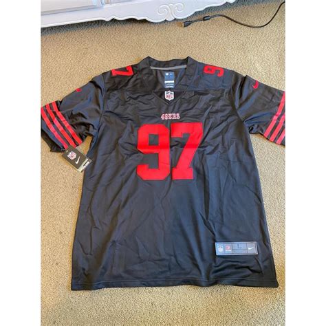 Nick Bosa Jersey FITS LIKE XL labeled Large San... - Depop