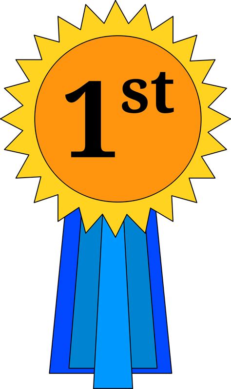 1st Place Ribbon by @cross37, A basic first place award ribbon, on @openclipart | Chili Cook Off ...